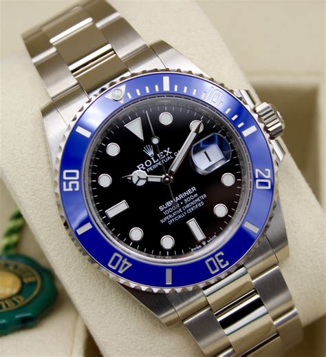 white gold rolex smurf|rolex submariner smurf for sale.